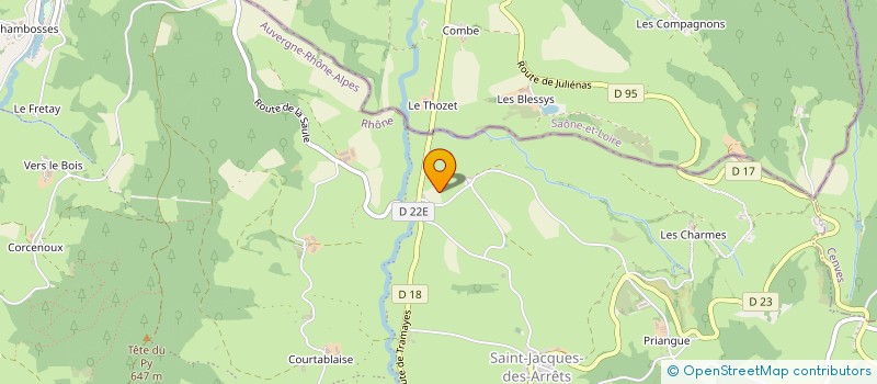 localisation de l'entreprise MADAME MARIE LAFAY à DEUX-GROSNES