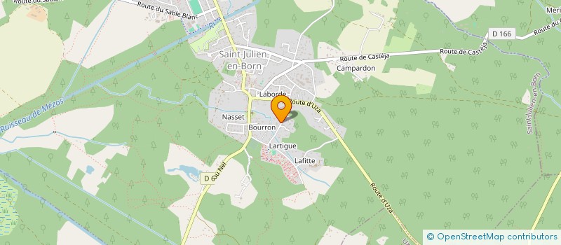 localisation de l'entreprise MADAME MARIE LAFITTE  SAINT-JULIEN-EN-BORN