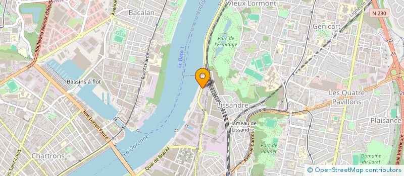 localisation de l'entreprise MADAME MARIE LAFITTE  BORDEAUX