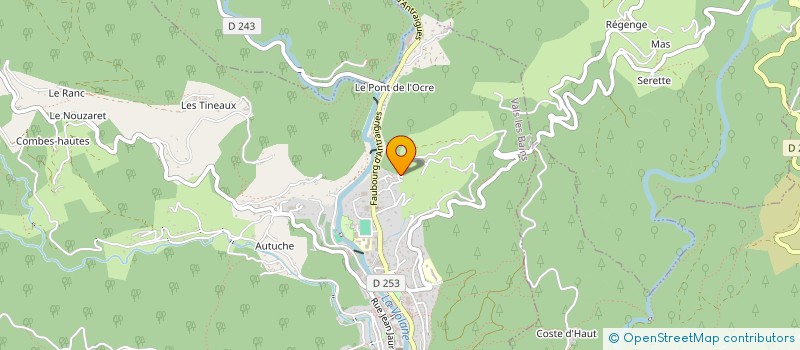 localisation de l'entreprise MADAME MARIE LAFONT  VALS-LES-BAINS