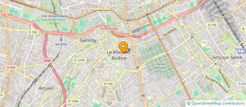 localisation de l'entreprise MADAME MARIE LAFOSSE à LE KREMLIN-BICETRE