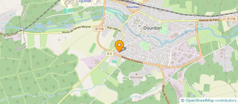 localisation de l'entreprise MADAME MARIE LAFOSSE MARIN à DOURDAN