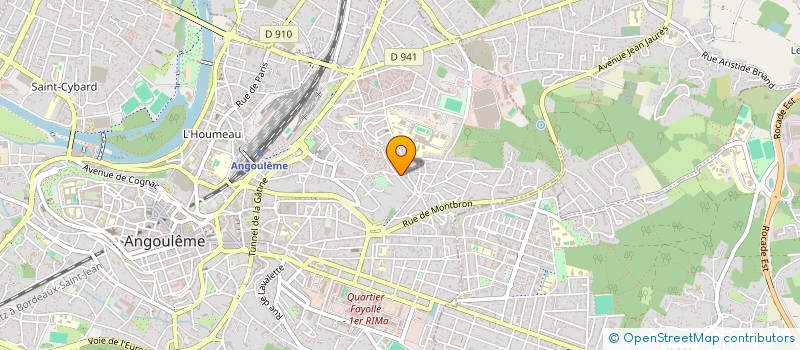 localisation de l'entreprise MADAME MARIE LAGOURDE à ANGOULEME
