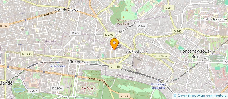 localisation de l'entreprise MADAME MARIE LAGOUTE à VINCENNES