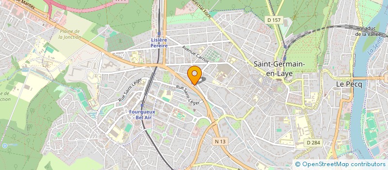 localisation de l'entreprise MADAME MARIE LAGRANGE à SAINT-GERMAIN-EN-LAYE