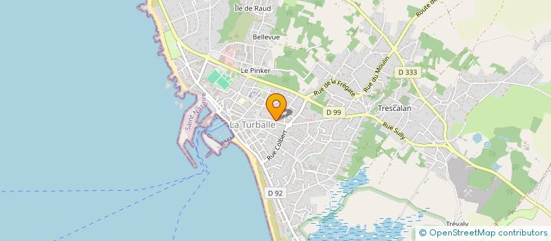 localisation de l'entreprise MADAME MARIE LAGREE  LA TURBALLE