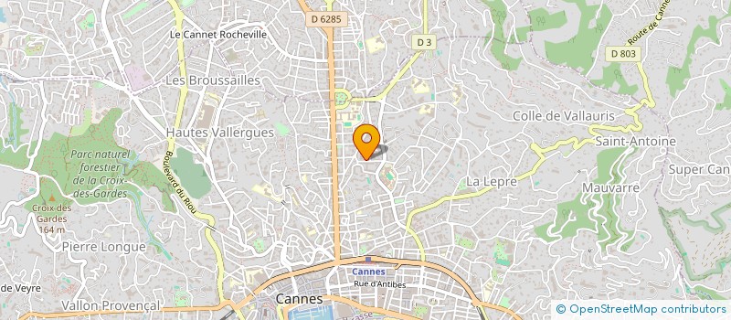 localisation de l'entreprise MADAME MARIE LAILLIER  CANNES