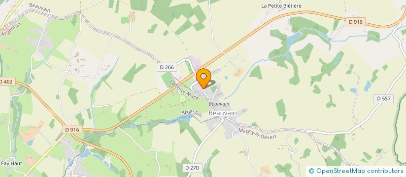 localisation de l'entreprise MADAME MARIE LAISNE à LA FERTE MACE