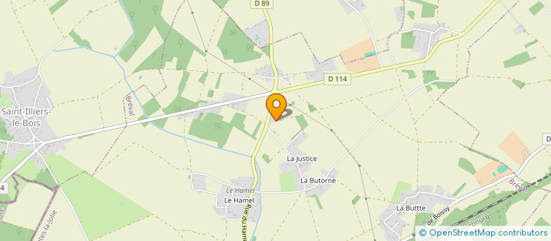 localisation de l'entreprise MADAME MARIE LAJOUX  BREVAL