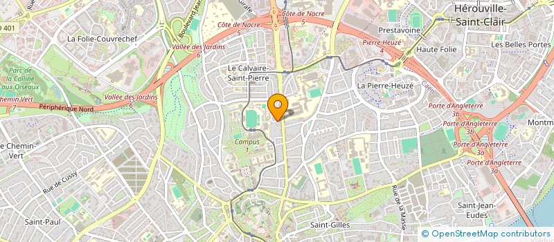 localisation de l'entreprise MADAME MARIE LALAGUE à CAEN