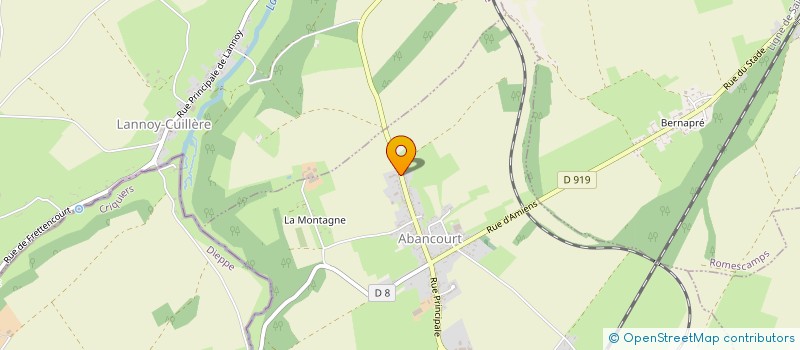 localisation de l'entreprise MADAME MARIE LALAUT  ABANCOURT