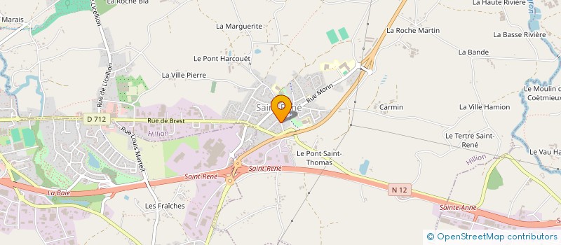 localisation de l'entreprise MADAME MARIE LALLART  HILLION