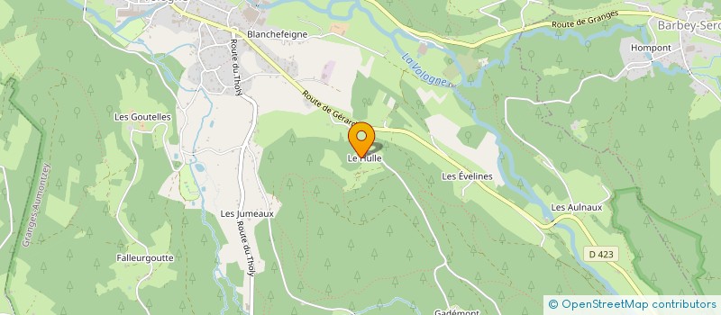 localisation de l'entreprise MADAME MARIE LALLEMAND à GRANGES-AUMONTZEY