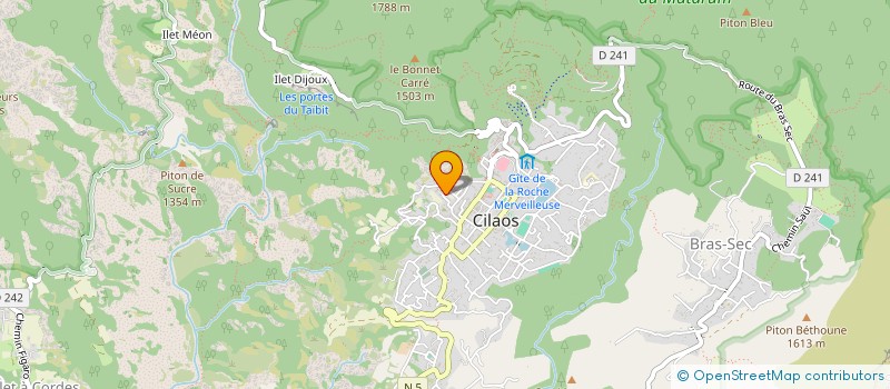 localisation de l'entreprise MADAME MARIE LALLEMAND  CILAOS