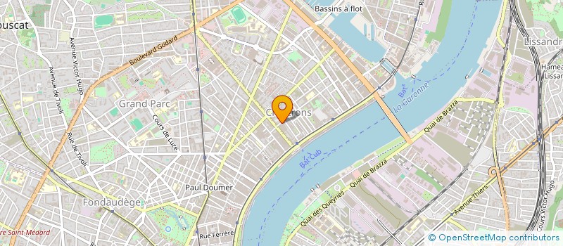 localisation de l'entreprise MADAME MARIE LALLEMAND  BORDEAUX