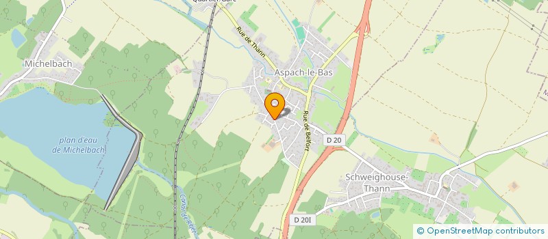 localisation de l'entreprise MADAME MARIE LALLEMENT  ASPACH-LE-BAS