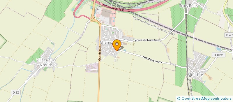 localisation de l'entreprise MADAME MARIE LAMALLE  CHAMPFLEURY