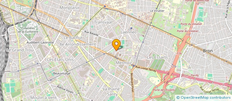 localisation de l'entreprise MADAME MARIE LAMANTHE  LYON