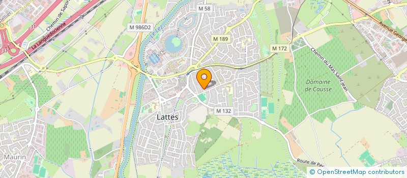 localisation de l'entreprise MADAME MARIE LAMARQUE à LATTES