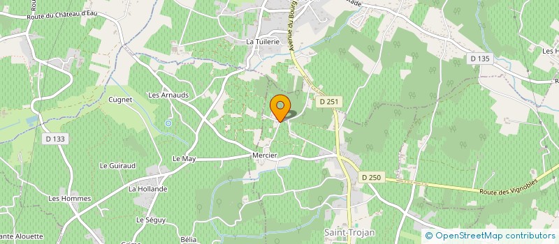 localisation de l'entreprise MADAME MARIE LAMARQUE  SAINT-TROJAN