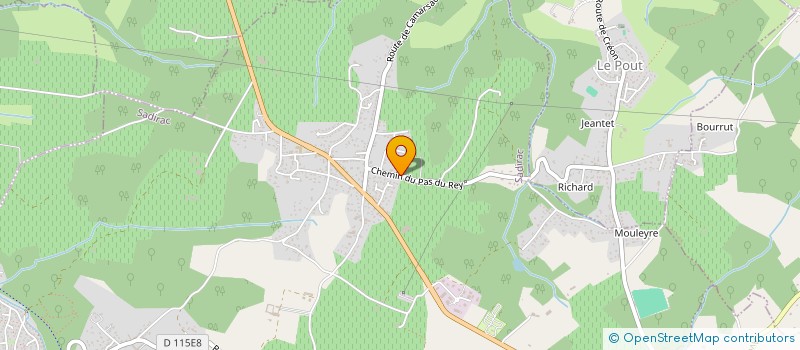 localisation de l'entreprise MADAME MARIE LAMARRE  SADIRAC