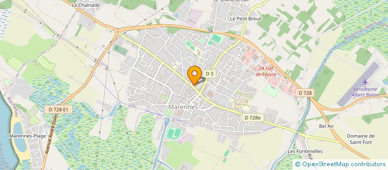 localisation de l'entreprise MADAME MARIE LAMBERT  MARENNES-HIERS-BROUAGE