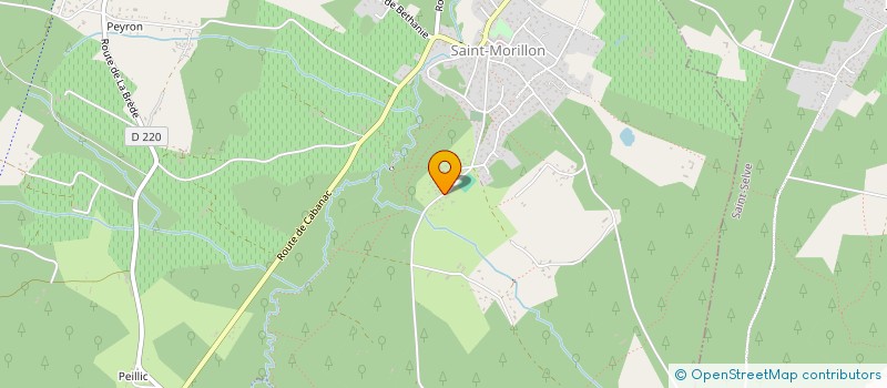 localisation de l'entreprise MADAME MARIE LAMBERT  SAINT-MORILLON