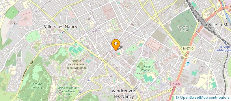 localisation de l'entreprise MADAME MARIE LAMBOLEZ à VANDŒUVRE-LES-NANCY