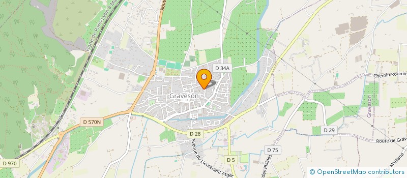 localisation de l'entreprise MADAME MARIE LAMI  GRAVESON