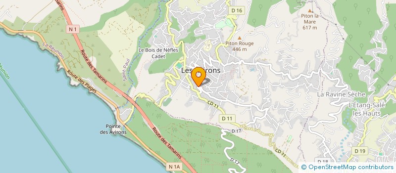 localisation de l'entreprise MADAME MARIE LAMOLY  LES AVIRONS