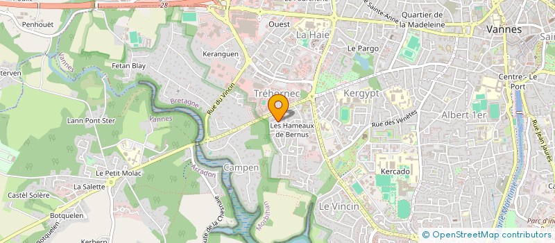 localisation de l'entreprise MADAME MARIE LAMORT DE GAIL à VANNES