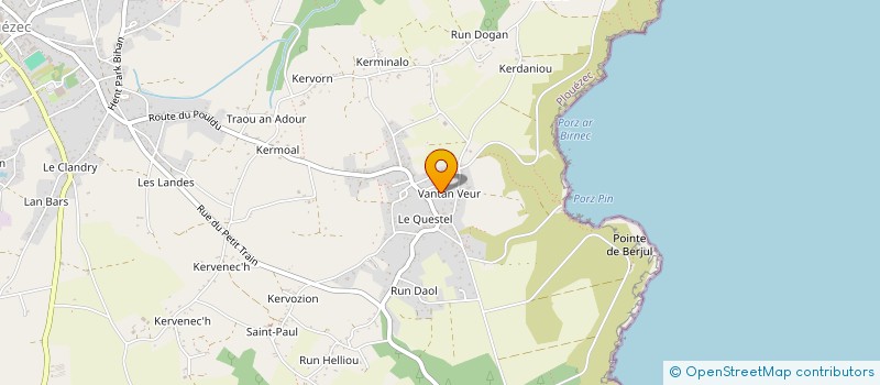 localisation de l'entreprise MADAME MARIE LAMOURE  PLOUEZEC