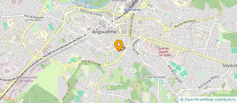 localisation de l'entreprise MADAME MARIE LAMURAILLE à ANGOULEME