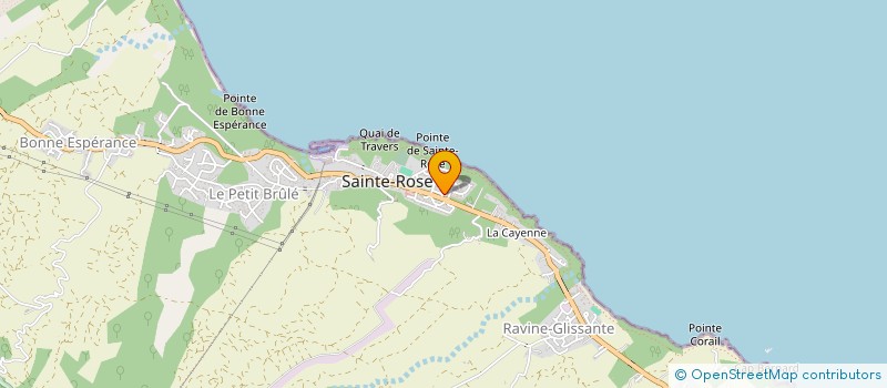 localisation de l'entreprise MADAME MARIE LAMY  SAINTE-ROSE