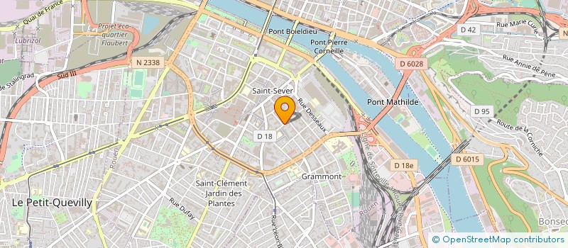 localisation de l'entreprise MADAME MARIE LAMY à ROUEN