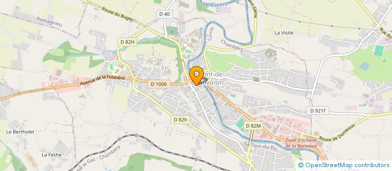 localisation de l'entreprise MADAME MARIE LANA  LE PONT-DE-BEAUVOISIN