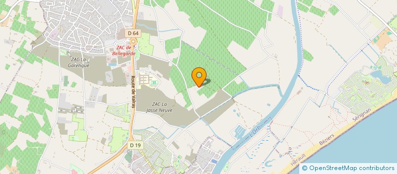 localisation de l'entreprise MADAME MARIE LANCELIN  SERIGNAN