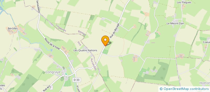 localisation de l'entreprise MADAME MARIE LANCELOT  LINGEVRES