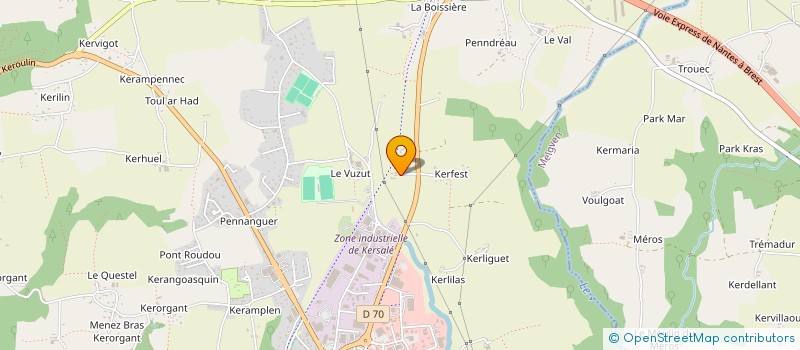 localisation de l'entreprise MADAME MARIE LANCIEN  CONCARNEAU