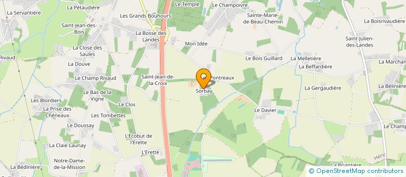 localisation de l'entreprise MADAME MARIE LANDAIS  HERIC