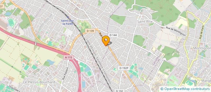 localisation de l'entreprise MADAME MARIE LANDRIEU  SAINT-LEU-LA-FORET