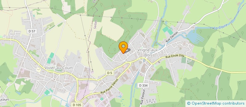 localisation de l'entreprise MADAME MARIE LANDRIN  VRIGNE AUX BOIS