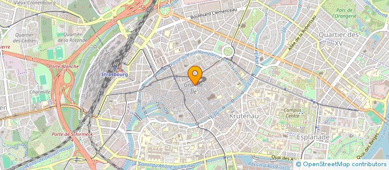 localisation de l'entreprise MADAME MARIE LANG  STRASBOURG