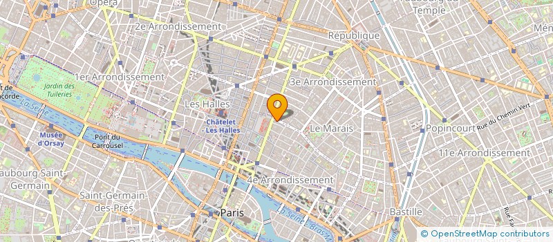 localisation de l'entreprise MADAME MARIE LANGUETTE à PARIS
