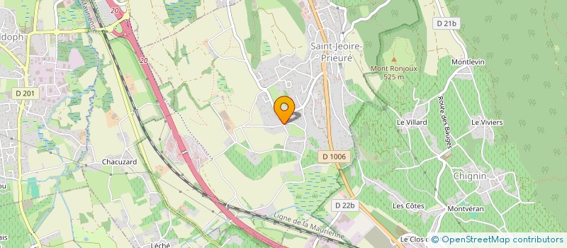 localisation de l'entreprise MADAME MARIE LANNERET à SAINT-JEOIRE-PRIEURE