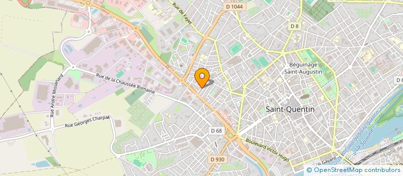 localisation de l'entreprise MADAME MARIE LANTZ à SAINT-QUENTIN