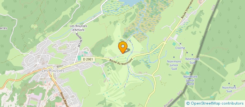 localisation de l'entreprise MADAME MARIE LAPERRIERE  LES ROUSSES