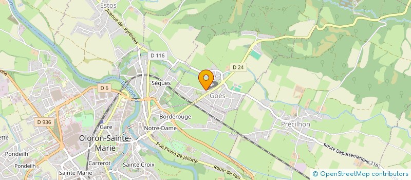 localisation de l'entreprise MADAME MARIE LAPEYRE  GOES