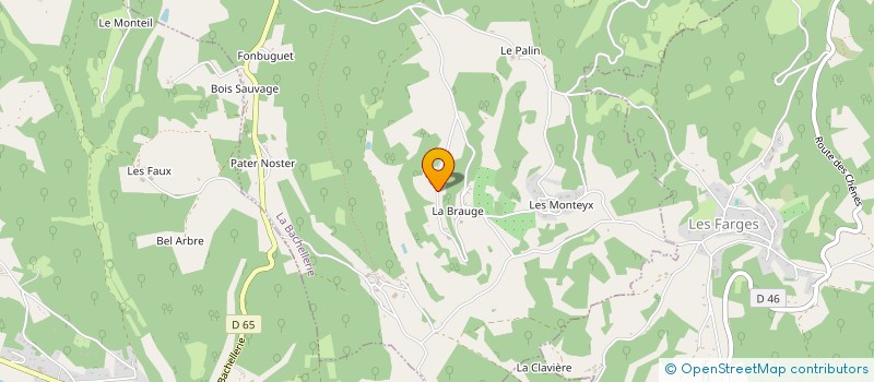 localisation de l'entreprise MADAME MARIE LAPEYRE à LA BACHELLERIE
