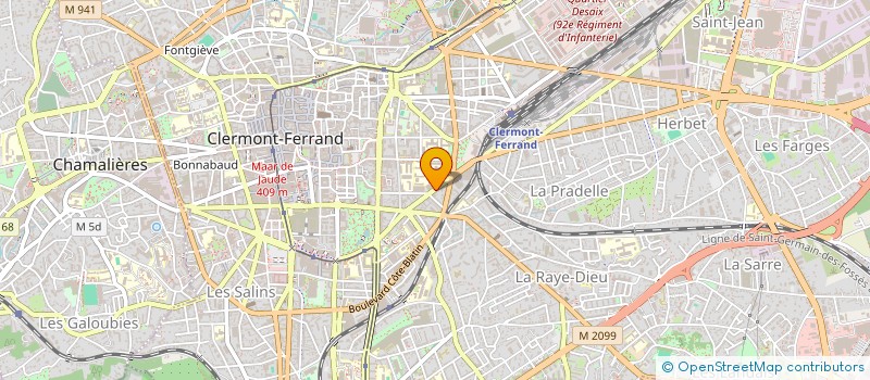 localisation de l'entreprise MADAME MARIE LAPEYRE  CLERMONT-FERRAND